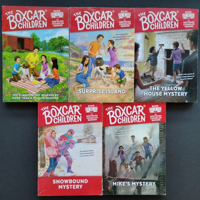 THE BOXCAR CHILDREN LOT OF 10 VINTAGE BOOKS GERTRUDE CHANDLER WARNER & SPEC. ED.