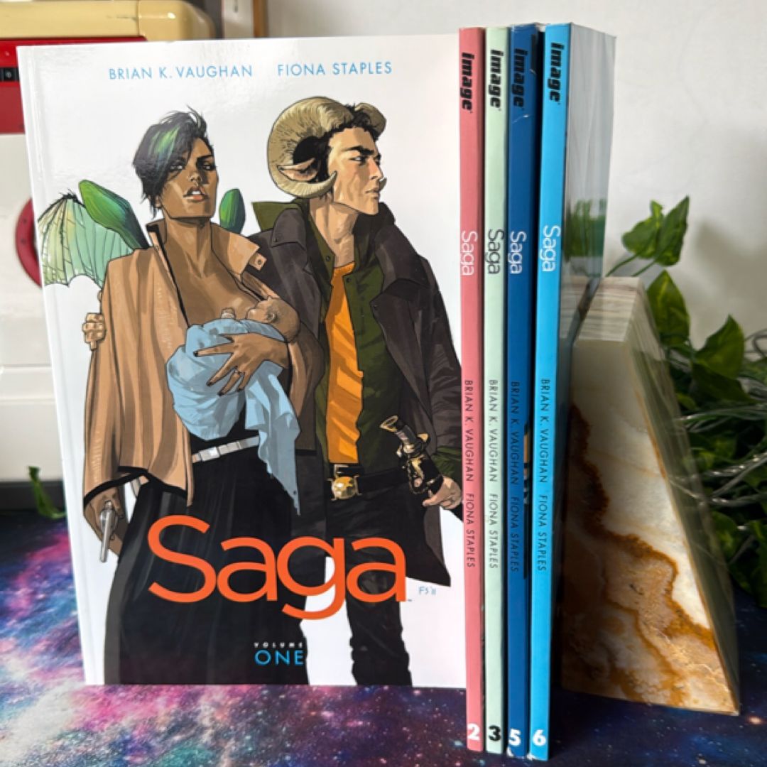 Saga Vol. 1-3, 5, 6