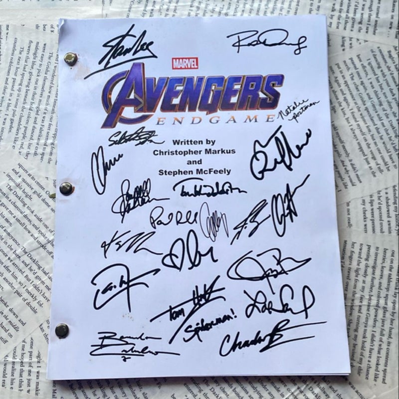 Avengers Endgame Script 