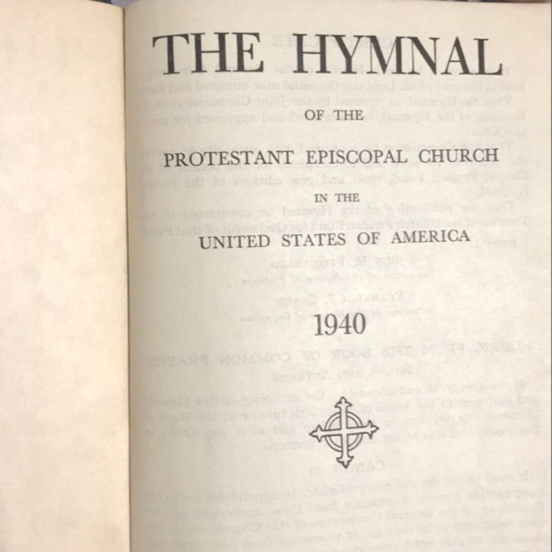 The Hymnal of the Protestant episcopal church in the USA