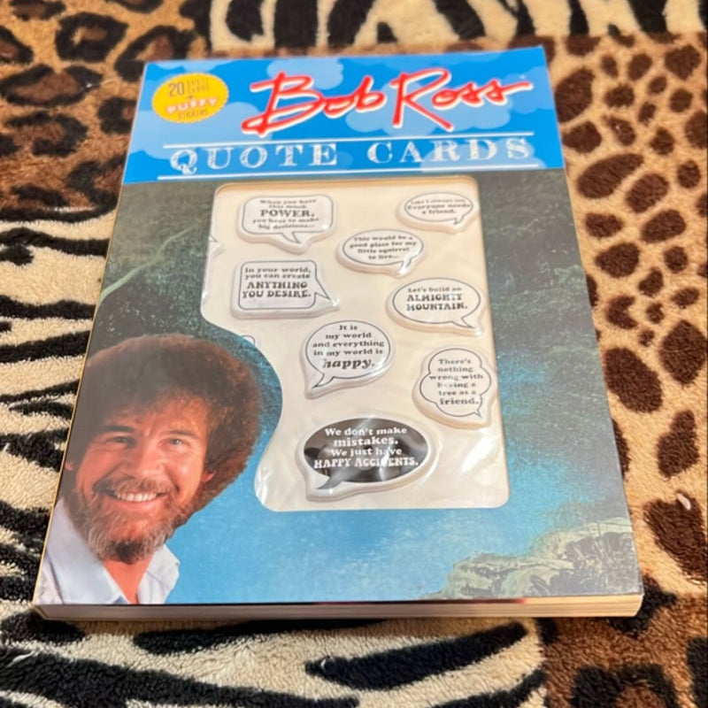 Bob Ross Quote Cards