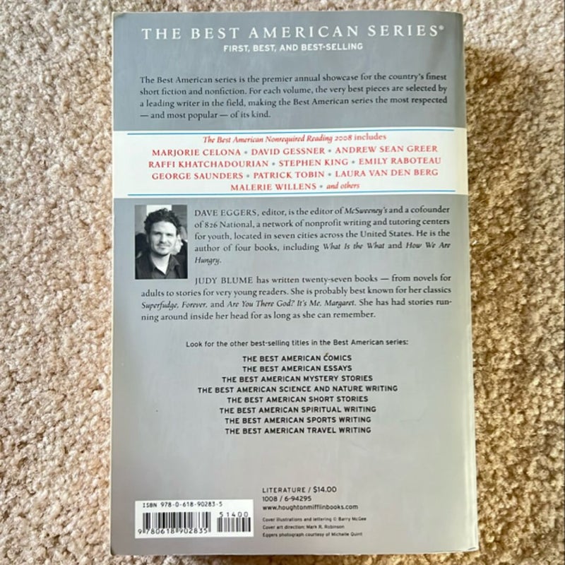 The Best American Nonrequired Reading 2008