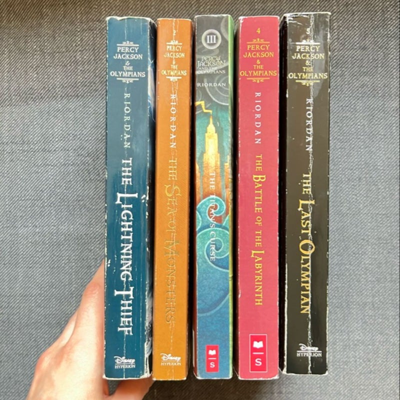 Percy Jackson and the Olympians, Books 1-5