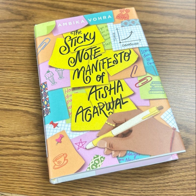 The Sticky Note Manifesto of Aisha Agarwal (HARDCOVER)