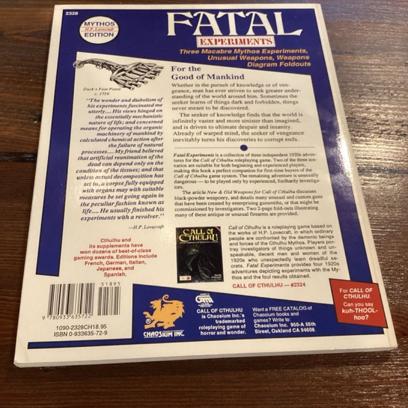 Fatal Experiments