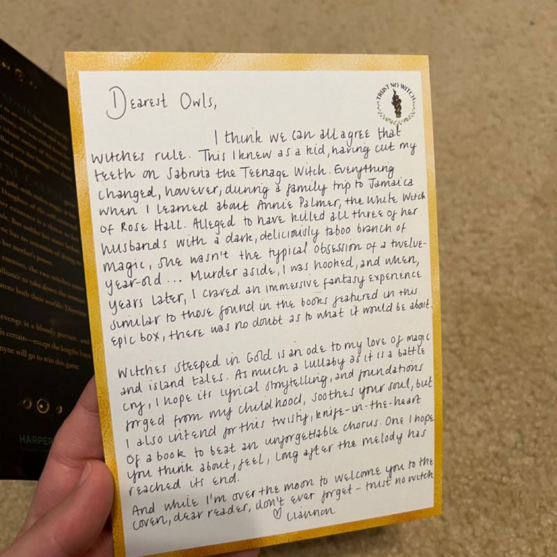 Witches Steeped in Gold Signed Owlcrate
