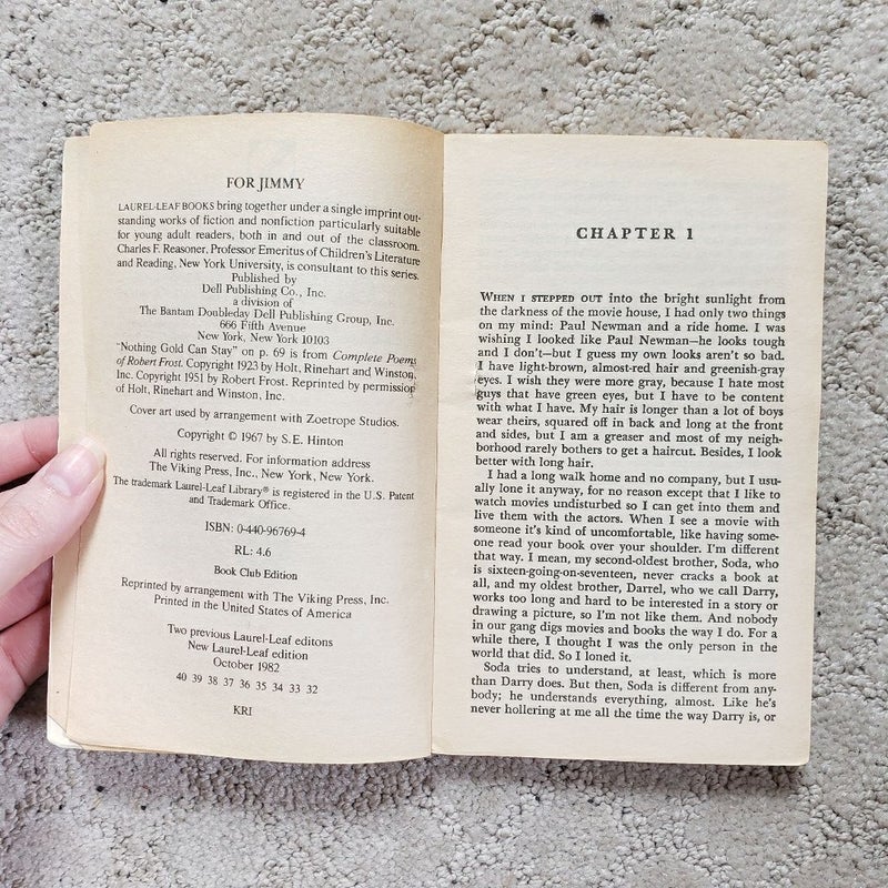 The Outsiders (New Laurel Leaf Edition, 1982)
