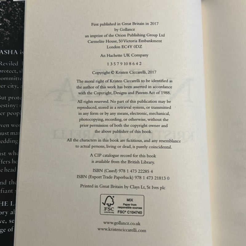 The Last Namsara *Signed UK Edition*