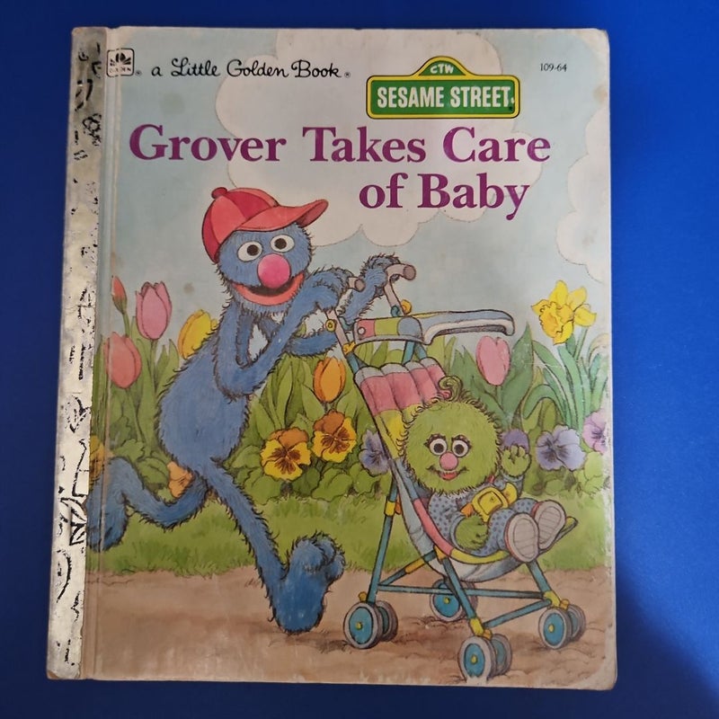 Sesame Street Grover Takes Care of Baby