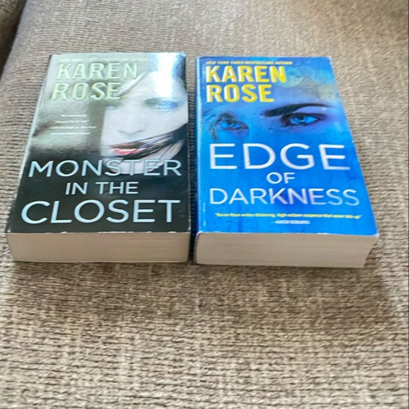 Lot of 2  Karen Rose books.