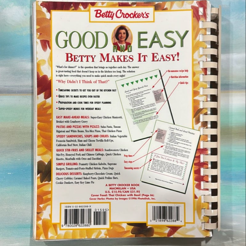 Betty Crocker's Good and Easy Cookbook