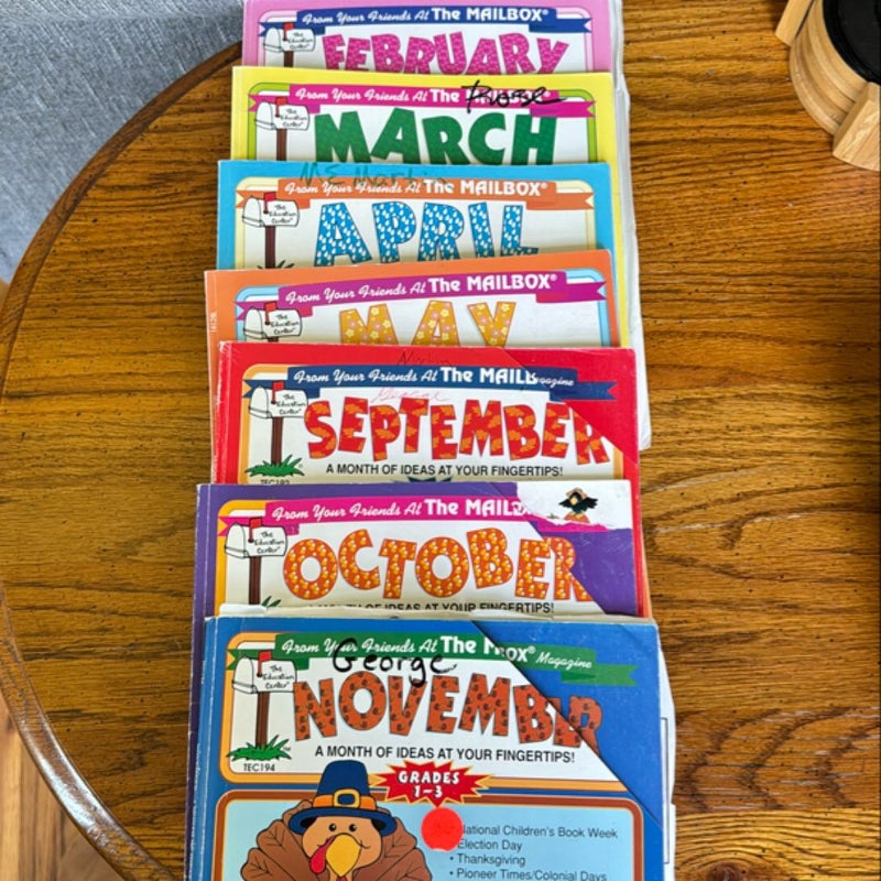 Lot of 7 Education Center books