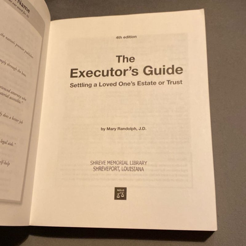 The Executor's Guide
