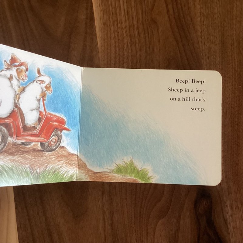 Sheep in a Jeep LapSized Board Book by Nancy E.