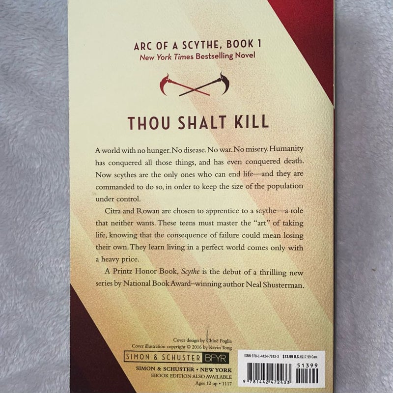 Scythe by Neal Shusterman | FINAL PRICE