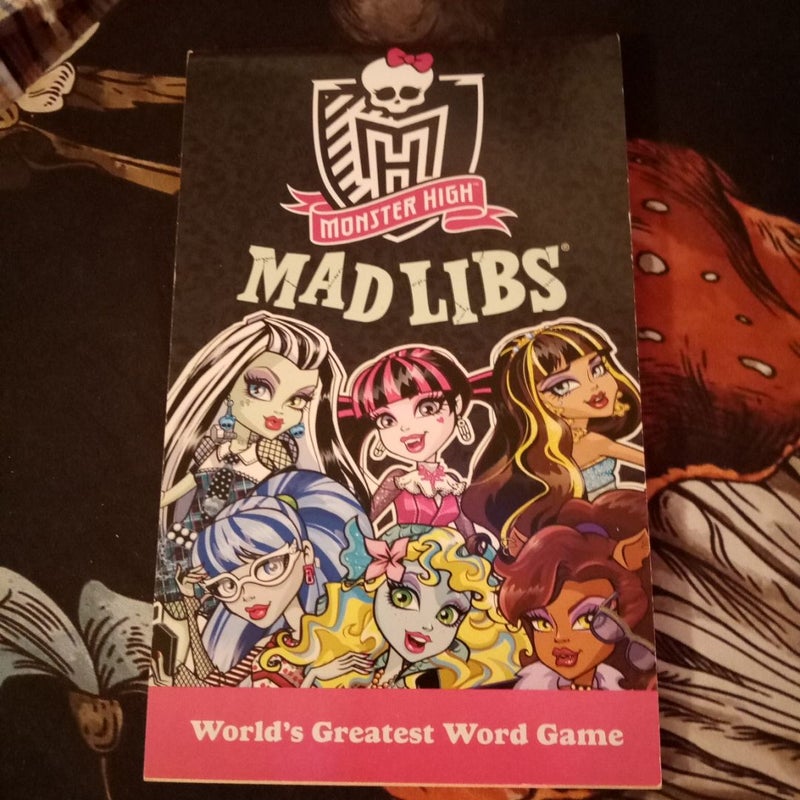 Monster High Mad Libs