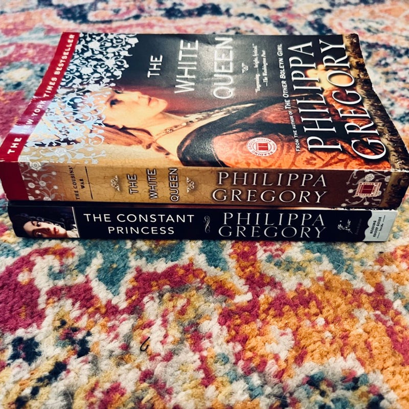 Philippa Gregory Lot Historical Fiction The Constant Princess & The White Queen