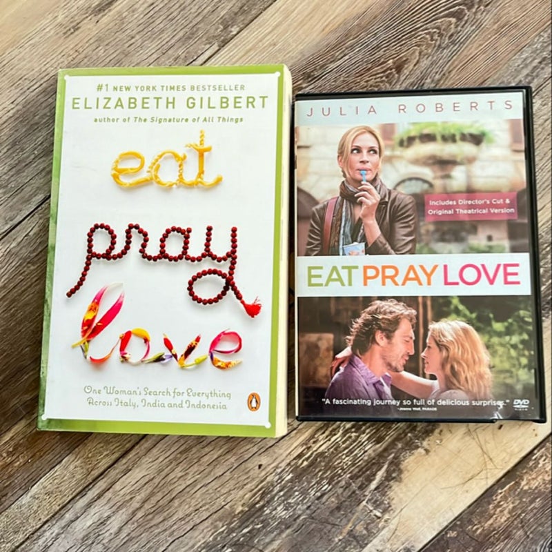 Eat Pray Love 10th-Anniversary Edition Book & DVD