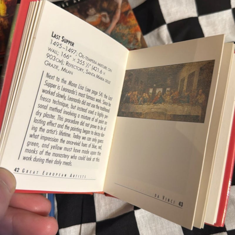 Miniature books of famous artists & their work 