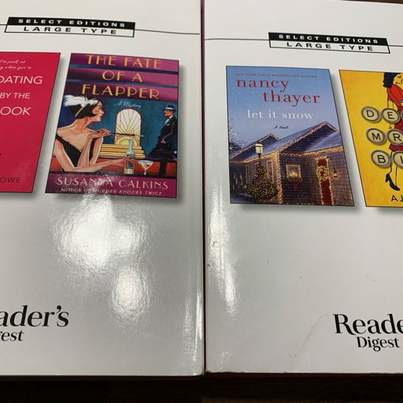 Lot of 4- Large Type Special Edition Readers Digest