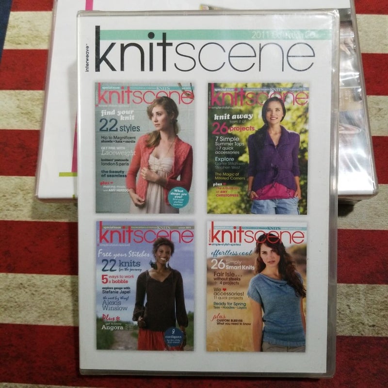 Knitscene 2012 Collection Cd (set of 3 collections = 2010-2012). New.