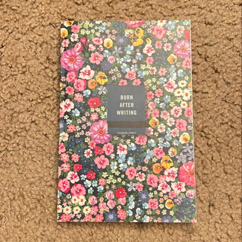 Burn after Writing (Floral)