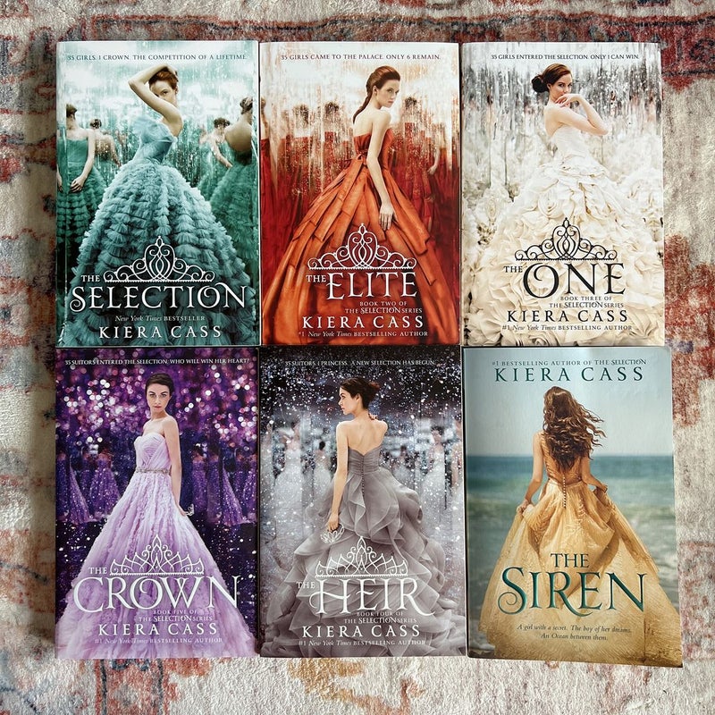 The Selection (5-Book Box Set) and The Siren by Kiera Cass, Paperback