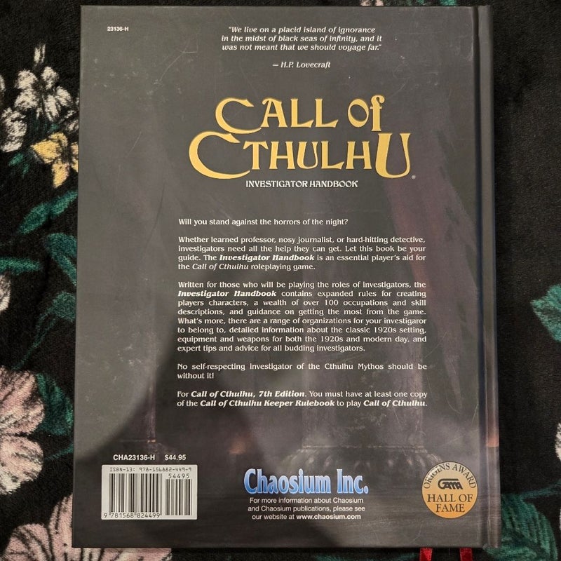 Call of Cthulhu Investigator Handbook