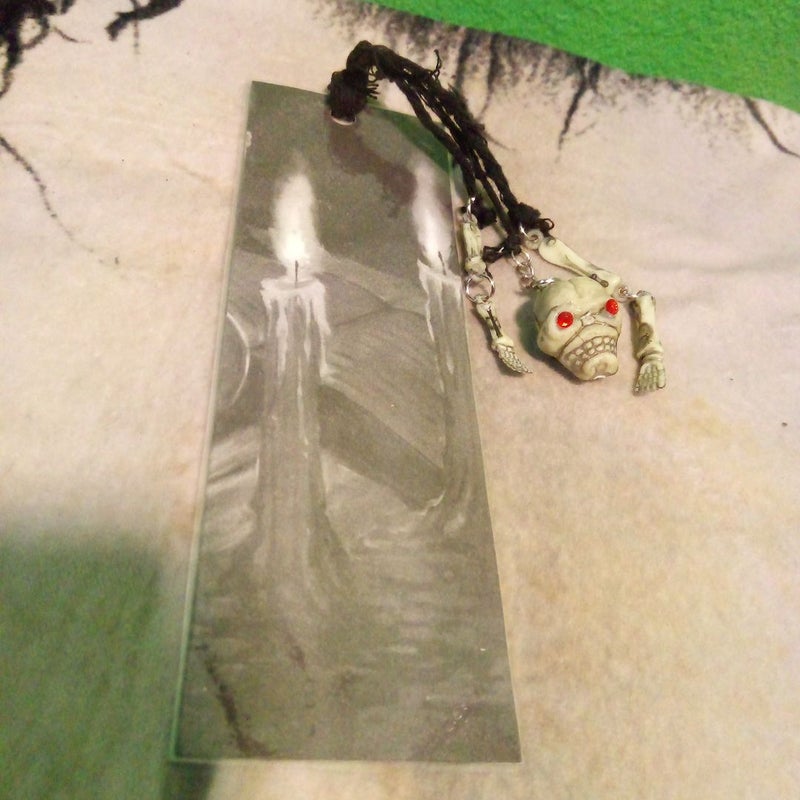 Skull & Candle Bookmark