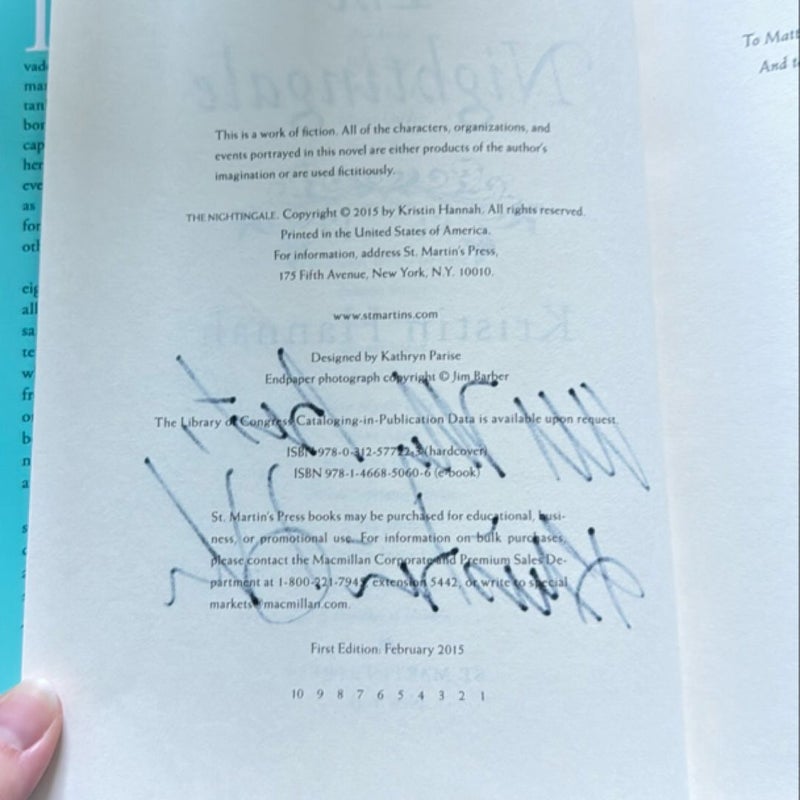 The Nightingale (SIGNED - First Edition)