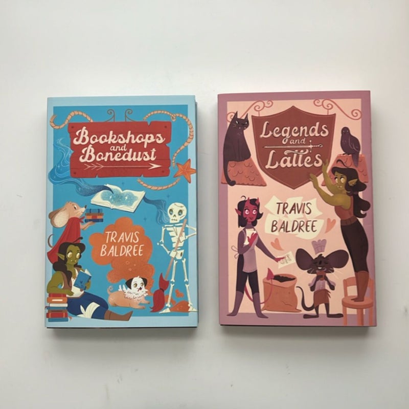*Signed Dazzling Bookish Edition* Legends and Lattes + Bookshops and Bonedust