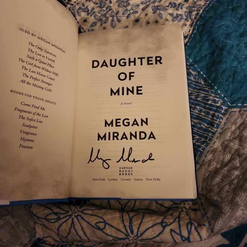 Daughter of Mine autographed! 