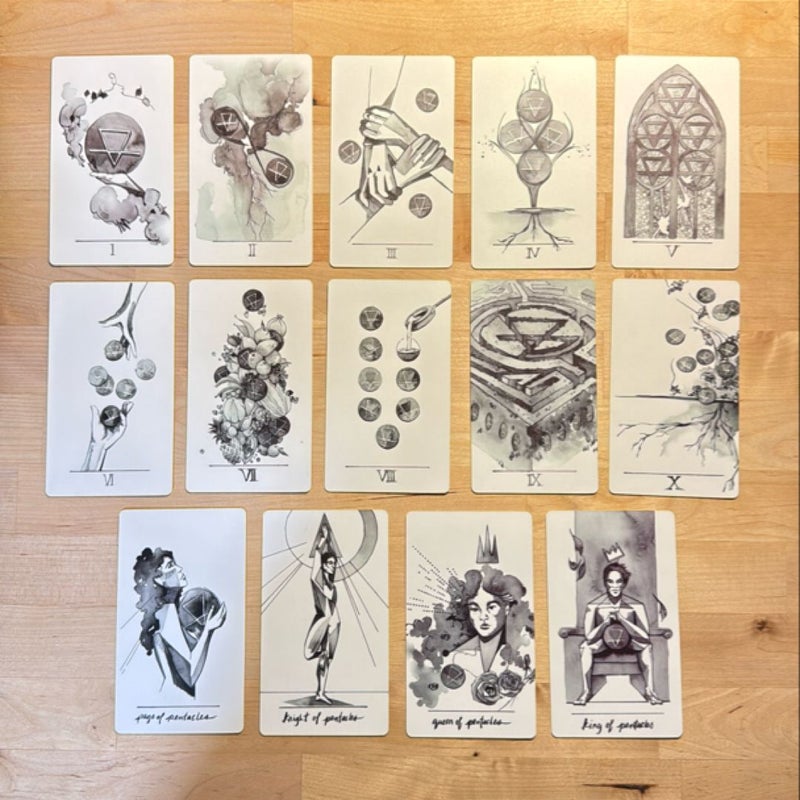 男性に人気！ The Vindur Tarot Deck 2nd ed. (OOP) by Leah Pantéa 洋書