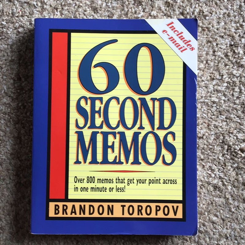 60-Second Memos