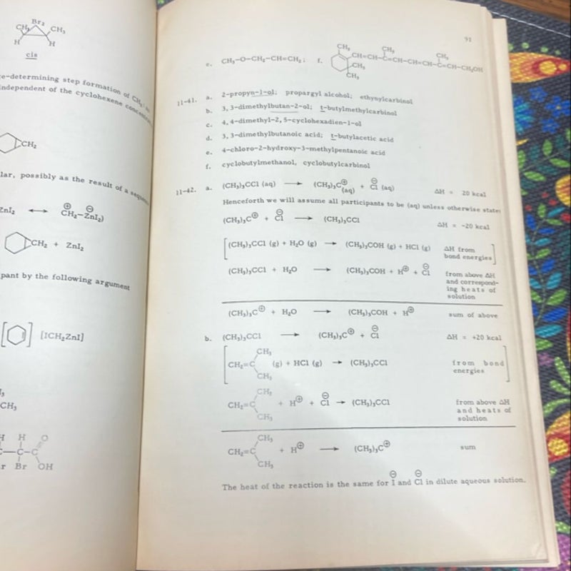 Supplement for Basic Prinicples of Organic Chemistry 