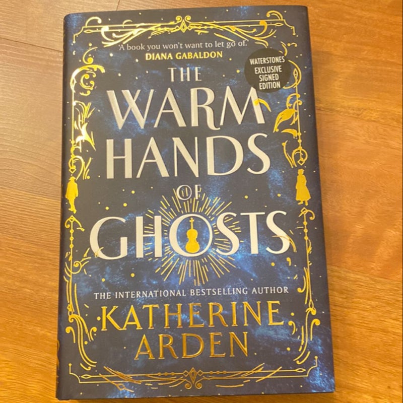 The Warm Hands of Ghosts Waterstones signed exclusive 