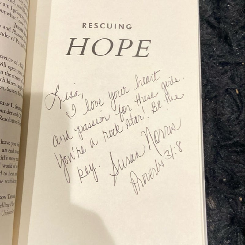 Rescuing Hope - Autographed