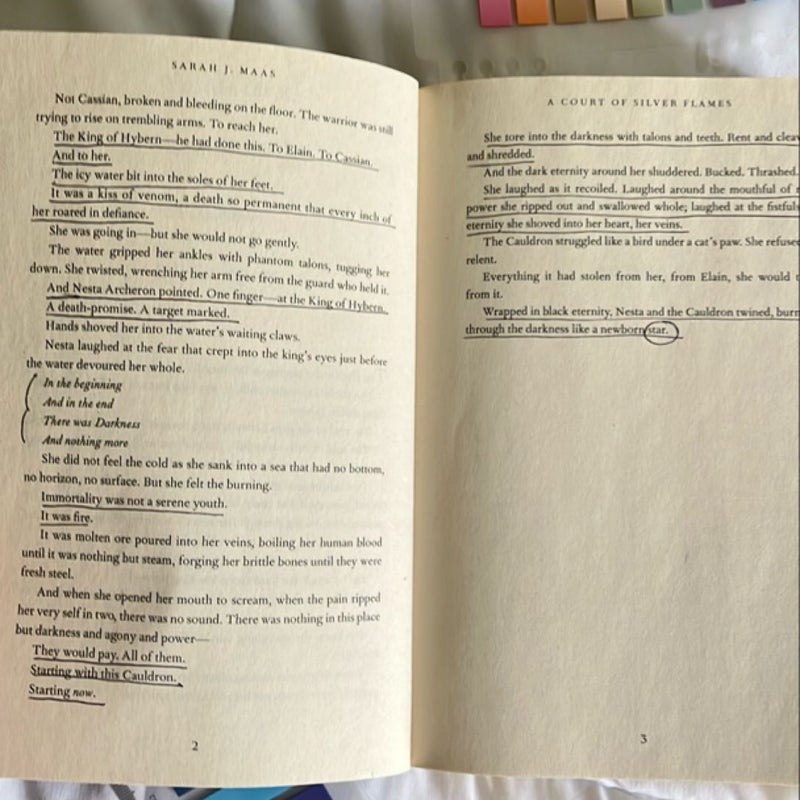 A Court of Silver Flames Barnes and Noble Exclusive Paperback