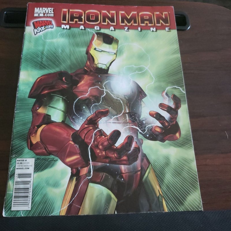 Marvel Kids.com Iron Man Magazine #4