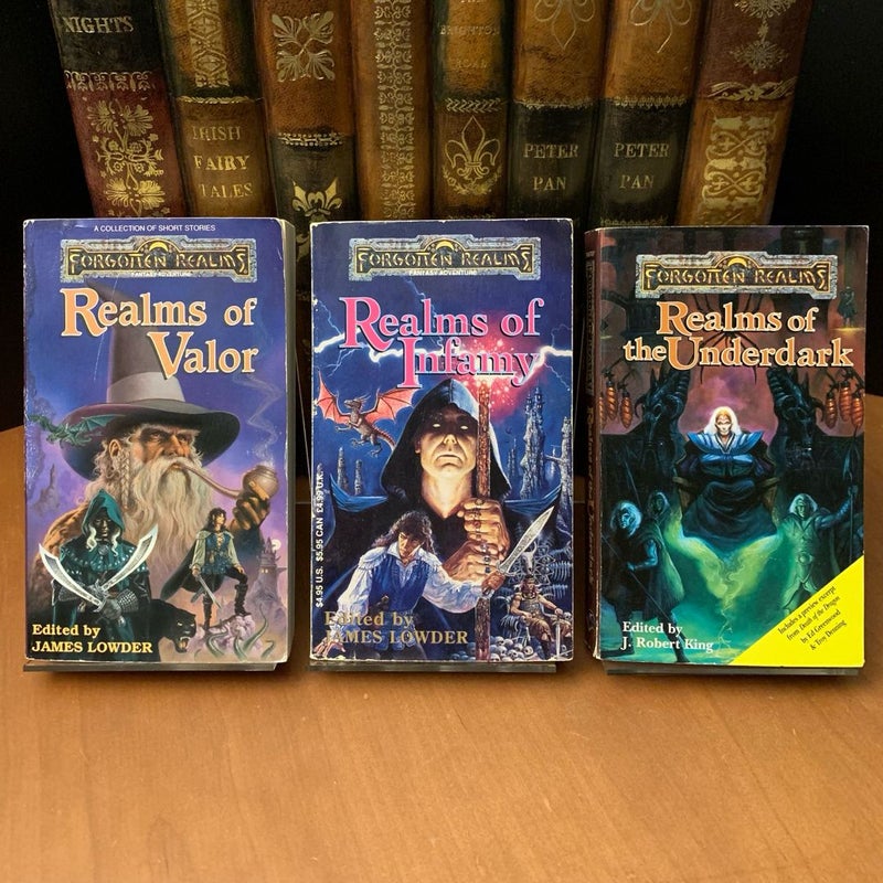 Forgotten Realms Anthologies: Realms of Valor, Realms of Infamy, Realms of the Underdark