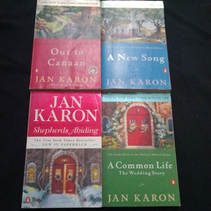 Bundle of 4 Jan Karon Novels   #sku flr