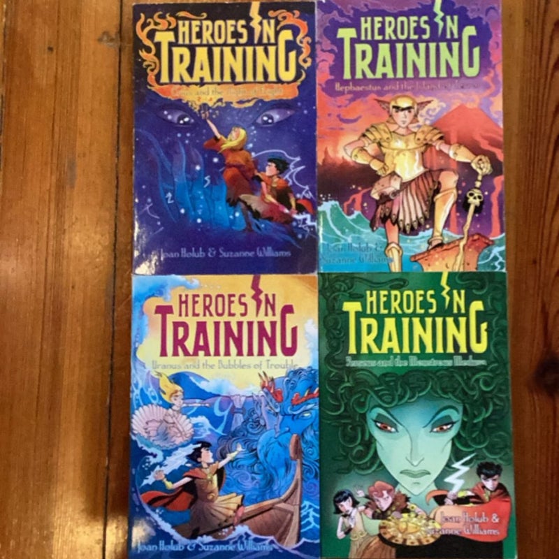 Heroes of Olympus Set of Four Books: #9-12