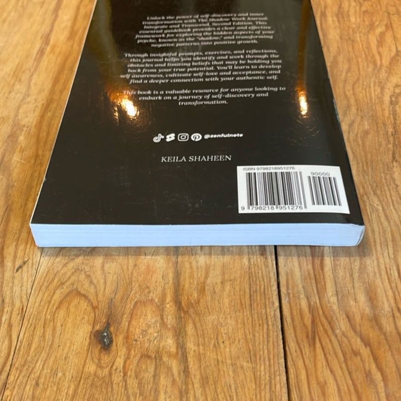 The Shadow Work Journal 2nd Edition: a Guide to Integrate and Transcend Your Shadows