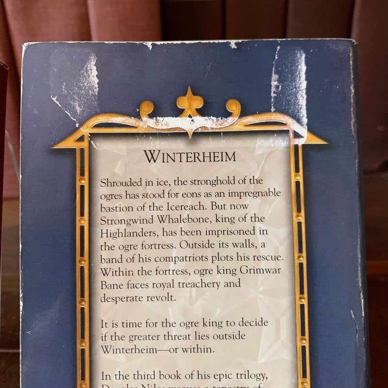 DragonLance: The Icewall Trilogy: The Messenger, The Golden Orb, Winterheim, All First Edition First Printing