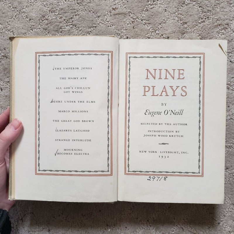 Nine Plays (This Edition, 1932)