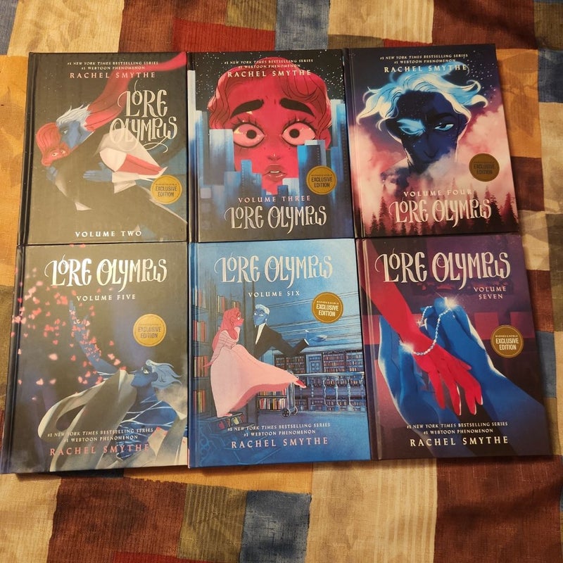 Lore Olympus Volumes 2,3,4, and 5 (DOES NOT INCLUDE 6 AND 7)