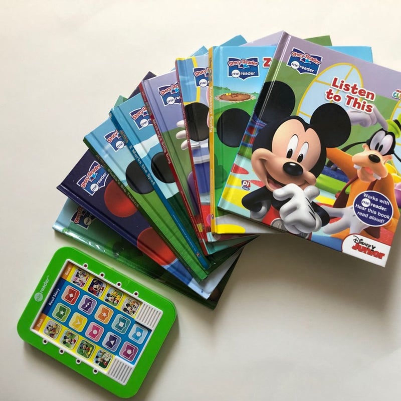 ミーリーダー Disney Mickey Mouse - Me Reader Electronic Reader and 8
