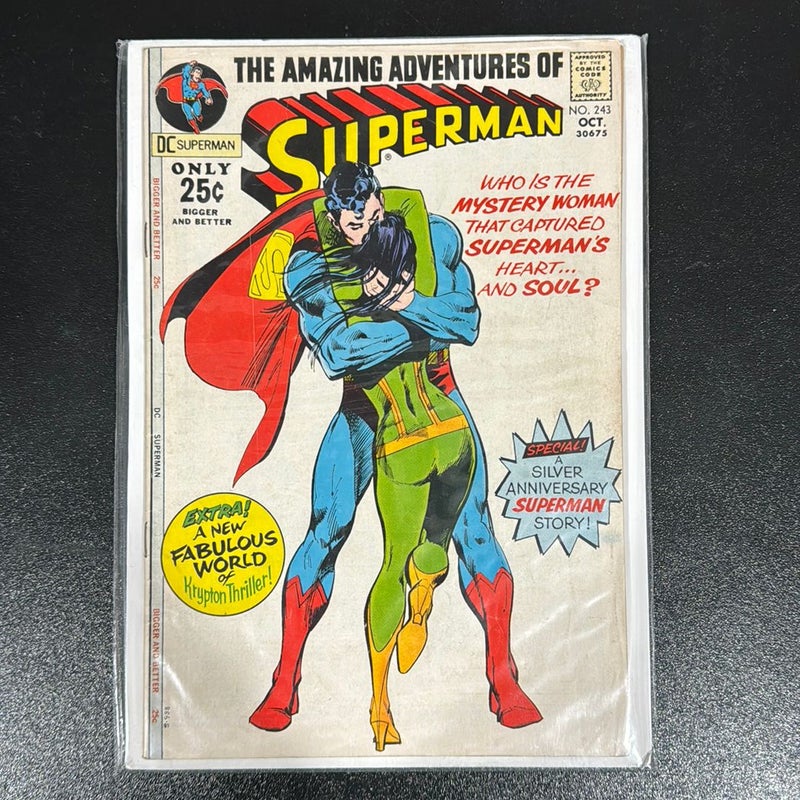 The Amazing Adventures of Superman # 243 Oct DC Comics