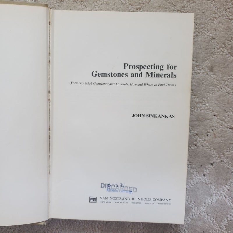 Prospecting for Gemstones and Minerals (This Edition, 1970)