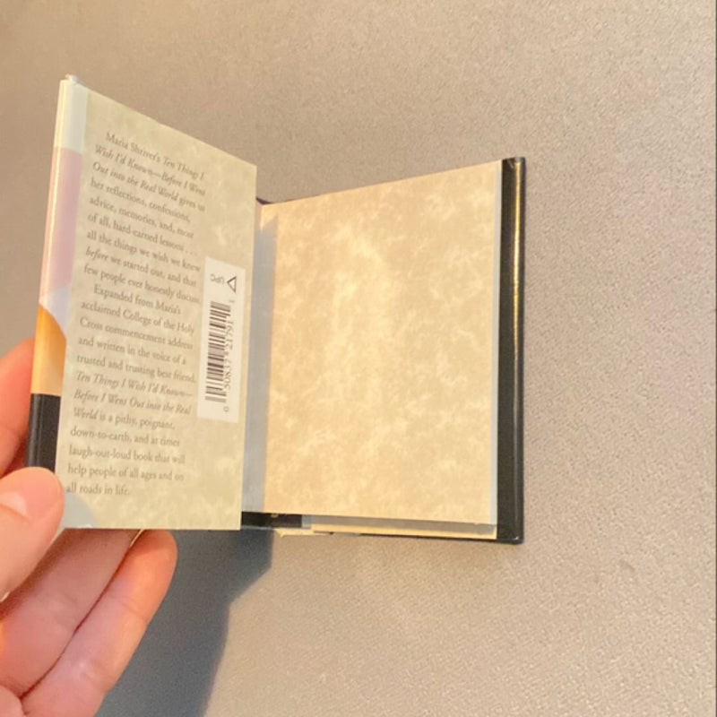Ten Things I Wish I'd Known - Before I Went Out into the Real World (Mini Book)